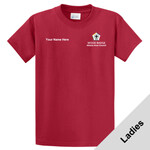 LPC61 - WB Pilot Logo - EMB - Ladies 100% Cotton T-Shirt