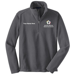 F218 - WB Pilot Logo - EMB - 1/2 Zip Fleece Jacket