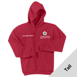 PC90HT - WB Pilot Logo - EMB - Tall Pullover Hoodie