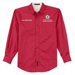 S608 - WB Pilot Logo - EMB - Woven Dress Shirt